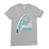 bends over Ladies Fitted T-Shirt