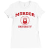 mordor university Ladies Fitted T-Shirt