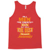 all men are created equal but only the best are born in january 1 Tank Top