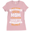 Super Cool Mom Of A Freaking Awesome Granddaughter Ladies Fitted T-Shirt