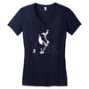 banksy cleaner Women's V-Neck T-Shirt