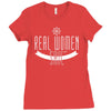 real women sail Ladies Fitted T-Shirt