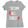 occupy all streets as seen on jay Ladies Fitted T-Shirt