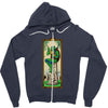 here lies shredder Zipper Hoodie