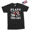 plays with trucks family matching Exclusive T-shirt