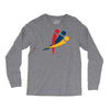 red blu yellow Long Sleeve Shirts