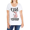 My Dad is Stronger Than Yours Ladies Curvy T-Shirt