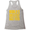 world greatest bocce Racerback Tank