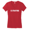 my girlfriend is a sith lord Women's V-Neck T-Shirt