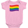 Rainbow Flag Baby Onesie