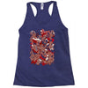 rood en wit Racerback Tank