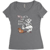 what's in the box Women's Triblend Scoop T-shirt