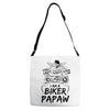 You Cant Scare Me I am Biker Papaw Adjustable Strap Totes
