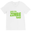 daddy's little zombie hunter V-Neck Tee