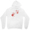 bloody hand print funny zombie kill undead blood horror killer Unisex Hoodie