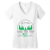 life is short take the trip buy the shoe Women's V-Neck T-Shirt