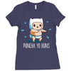 puncha yo buns Ladies Fitted T-Shirt
