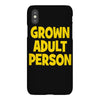 grown adult person iPhoneX