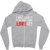i will love it if we beat them Zipper Hoodie