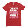 the best kind of mom raises a nurse Ladies Fitted T-Shirt