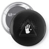 Triangle Pin-back button