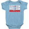 team melanin1 Baby Bodysuit