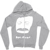 bon iver face Zipper Hoodie