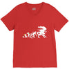alien evolution   mens funny V-Neck Tee