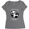 just resting my eyes Women's Triblend Scoop T-shirt