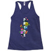 Pride Floral LGBT Colors Racerback Tank