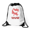 the owls Drawstring Bags
