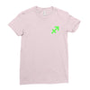 sagittarius pocket Ladies Fitted T-Shirt