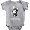 grim bunny Baby Bodysuit