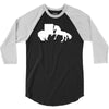 b&auml;r vs einhor  funny 3/4 Sleeve Shirt