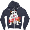 bad dog Zipper Hoodie