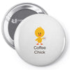 coffee chick Pin-back button