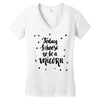 today i choose to be a unicorn Women's V-Neck T-Shirt