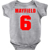baker mayfield new jersey number Baby Bodysuit