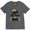 Kings Are Born In July V-Neck Tee