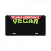 ninja turtles parody vegan License Plate