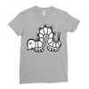 white Ladies Fitted T-Shirt