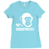 98% chimpanzee Ladies Fitted T-Shirt