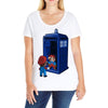 back to his roots Ladies Curvy T-Shirt