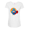 TWITTERMAN Maternity Scoop Neck T-shirt