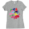 colorful art Ladies Fitted T-Shirt