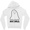 boo smile Zipper Hoodie