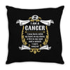 I AM A Cancer Throw Pillow