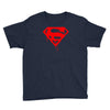 dripping blood superman Youth Tee