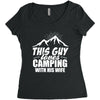 Camper Couple Man White Women's Triblend Scoop T-shirt