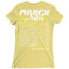March Girl Facts Pisces Ladies Fitted T-Shirt